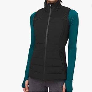 Lululemon Down For It All Vest Black 2‎ Nwt